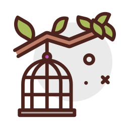 Bird house icon