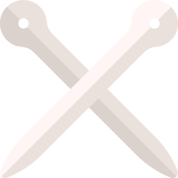 Knitting needles icon