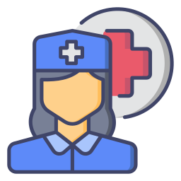 Медсестра иконка