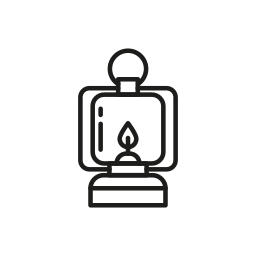 Kerosene lamp icon