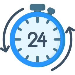 Open 24 hours icon