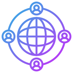 globales netzwerk icon