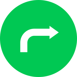 Right turn icon