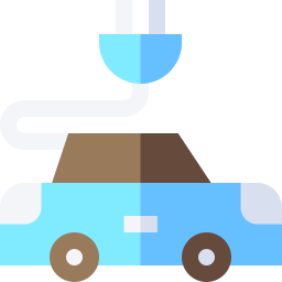 Electric car icon