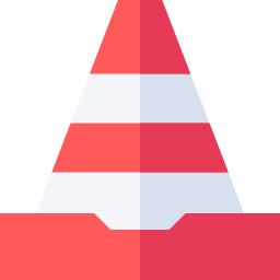 Traffic cone icon