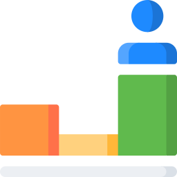 gráfico de barras Ícone