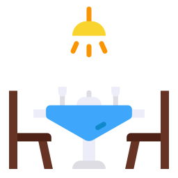 table à dinner Icône