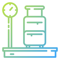 Weight scale icon