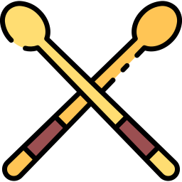 Барабанная палочка иконка