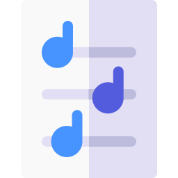 Music score icon