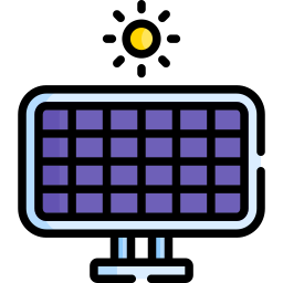 Solar panel icon