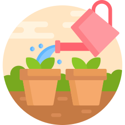 Watering plants icon