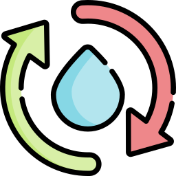 wasser recyceln icon