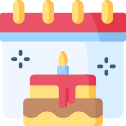 verjaardag icoon