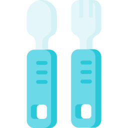 Детские столовые приборы иконка