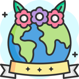 Mother earth day icon