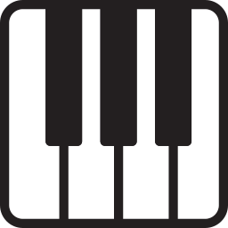 teclado de piano Ícone
