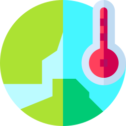 opwarming van de aarde icoon