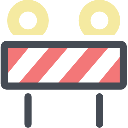 barrera icono