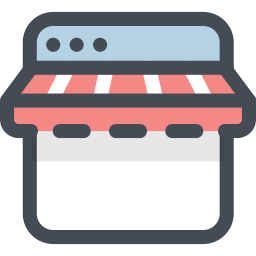 Online shop icon