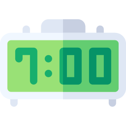 Digital clock icon