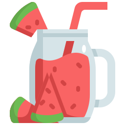 Watermelon smoothie icon