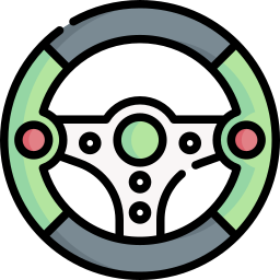 Steering wheel icon