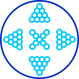 Chinese checkers icon