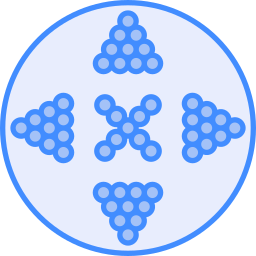 Chinese checkers icon