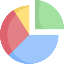 cirkeldiagram icoon