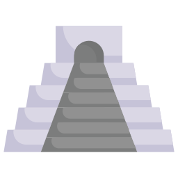 azteekse piramide icoon