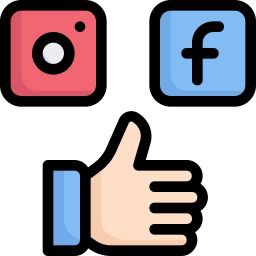 redes sociales icono