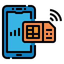 carte sim Icône