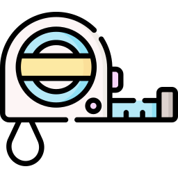 Measuring tape icon