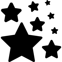 gruppo stelle icona