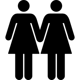 Women couple icon