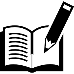 Книга и ручка иконка