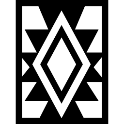 alfombra artesanal de méxico icono