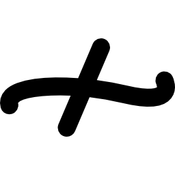 niet vergelijkbaar wiskundig symbool icoon