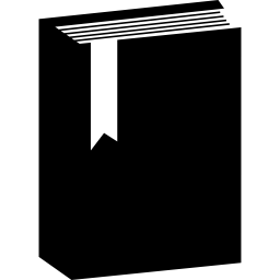 Book with marker icon