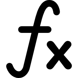 función símbolo matemático icono