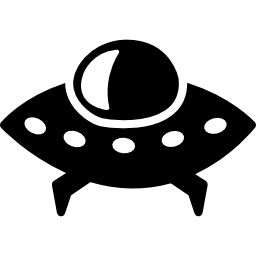 Rounded spacecraft icon