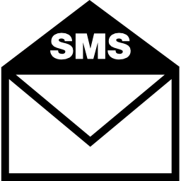 simbolo dell'interfaccia busta lettera sms icona