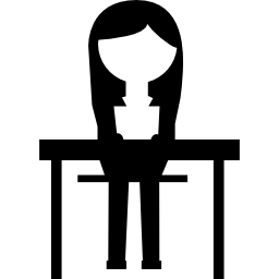 Student reading icon