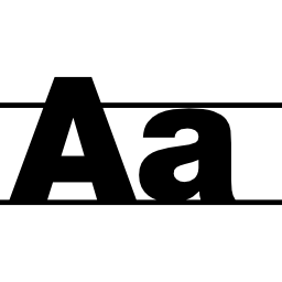 símbolo de educação de letras Ícone