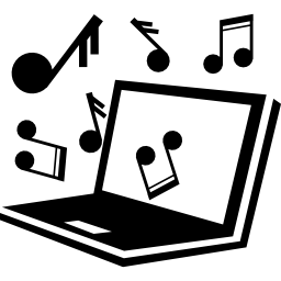educazione musicale al computer icona
