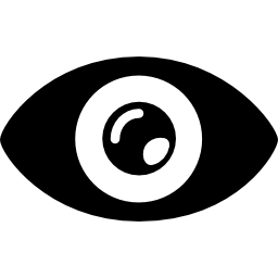 forma del ojo icono