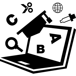 strumento informatico per l'istruzione icona