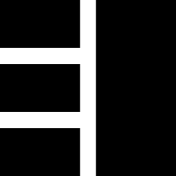symbole de disposition du panneau gauche Icône