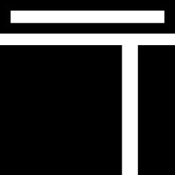 lay-out design interface symbool met rechterzijbalk icoon